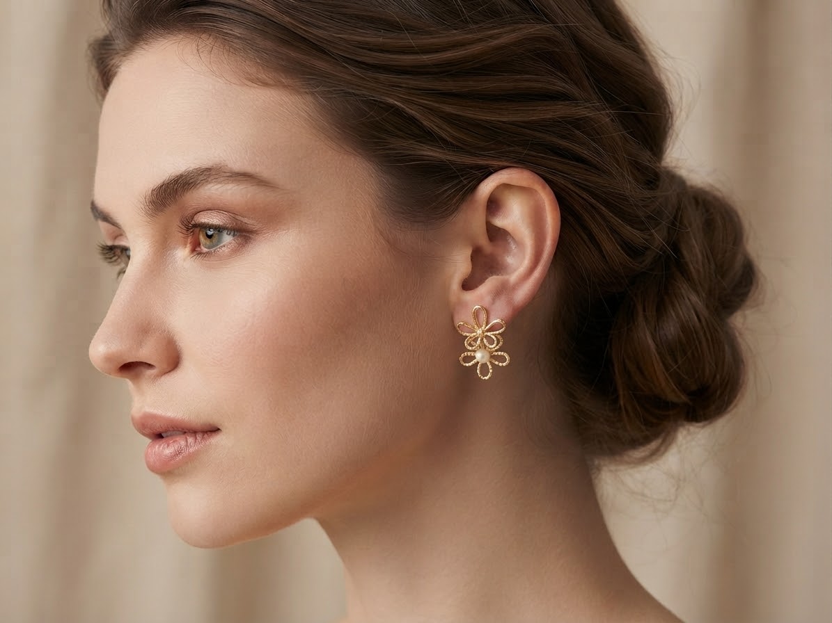 Pendientes | Flor