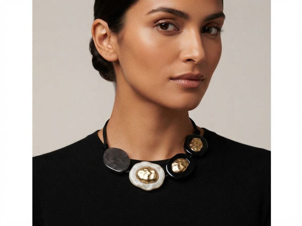 Collar | Onix & Gold
