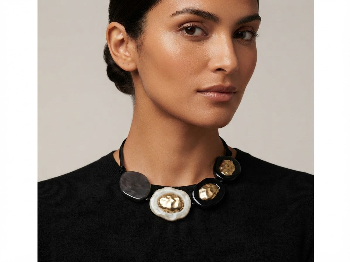 Collar | Onix & Gold