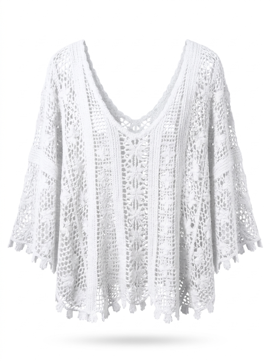 Blusa calada floral