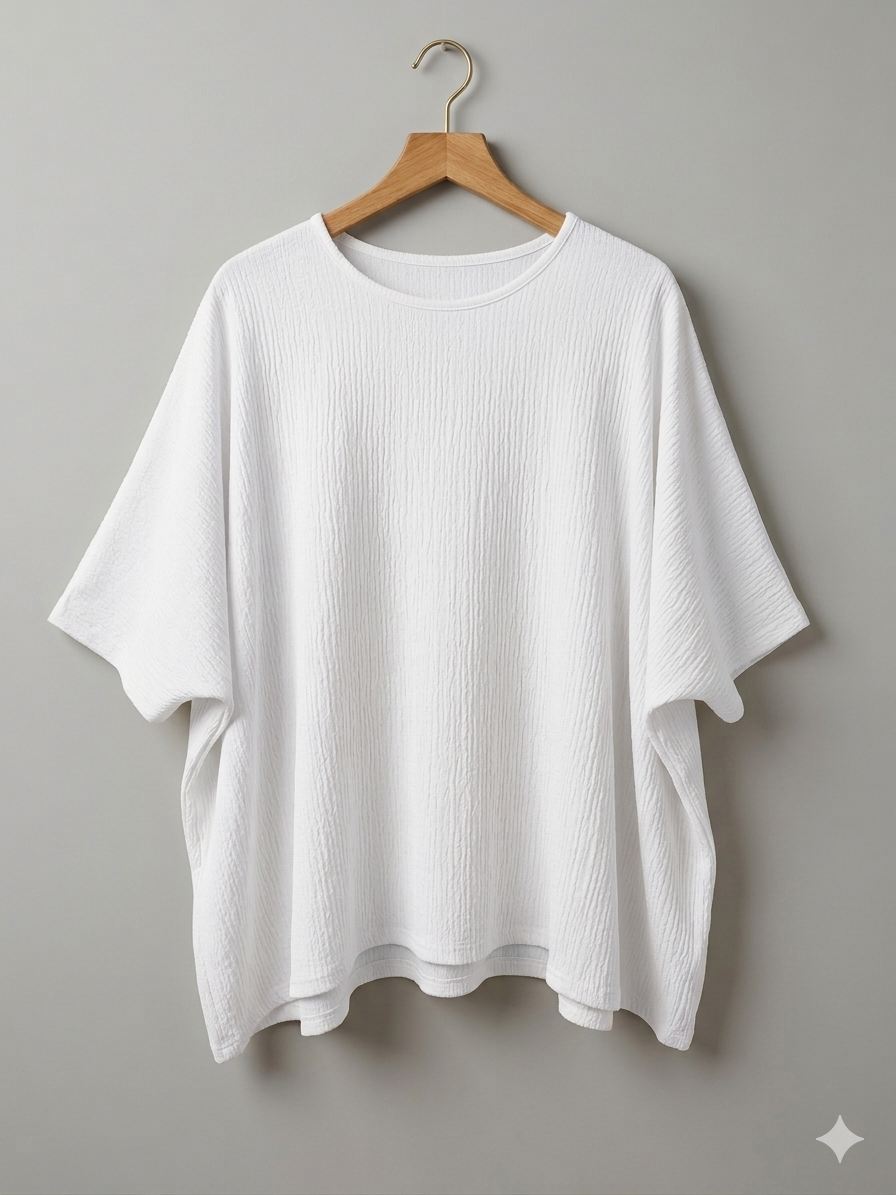 Camiseta Manga Corta Crepé