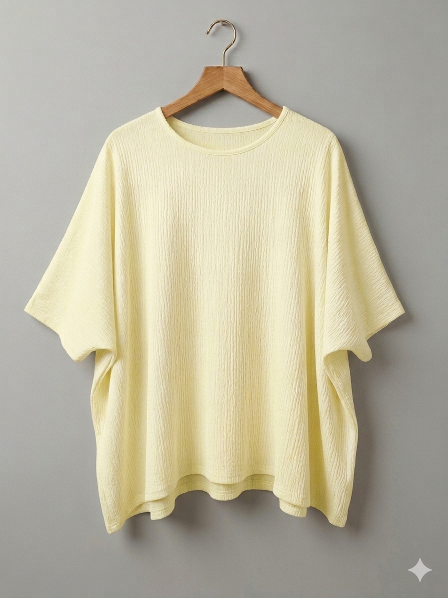 Camiseta Manga Corta Crepé