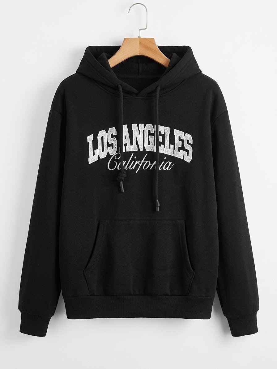 Sudadera "Los Angeles California" | Capucha y Felpa Interior