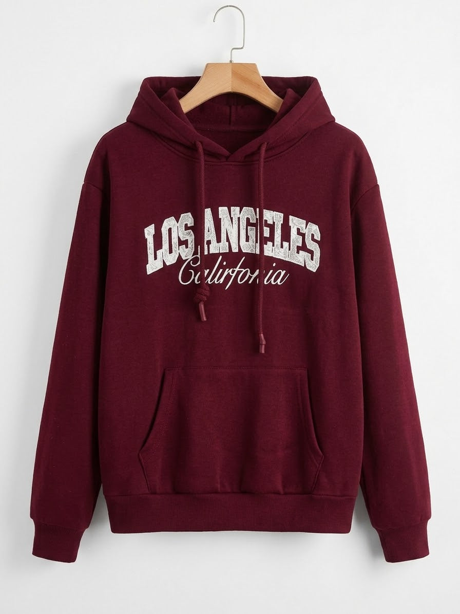 Sudadera "Los Angeles California" | Capucha y Felpa Interior