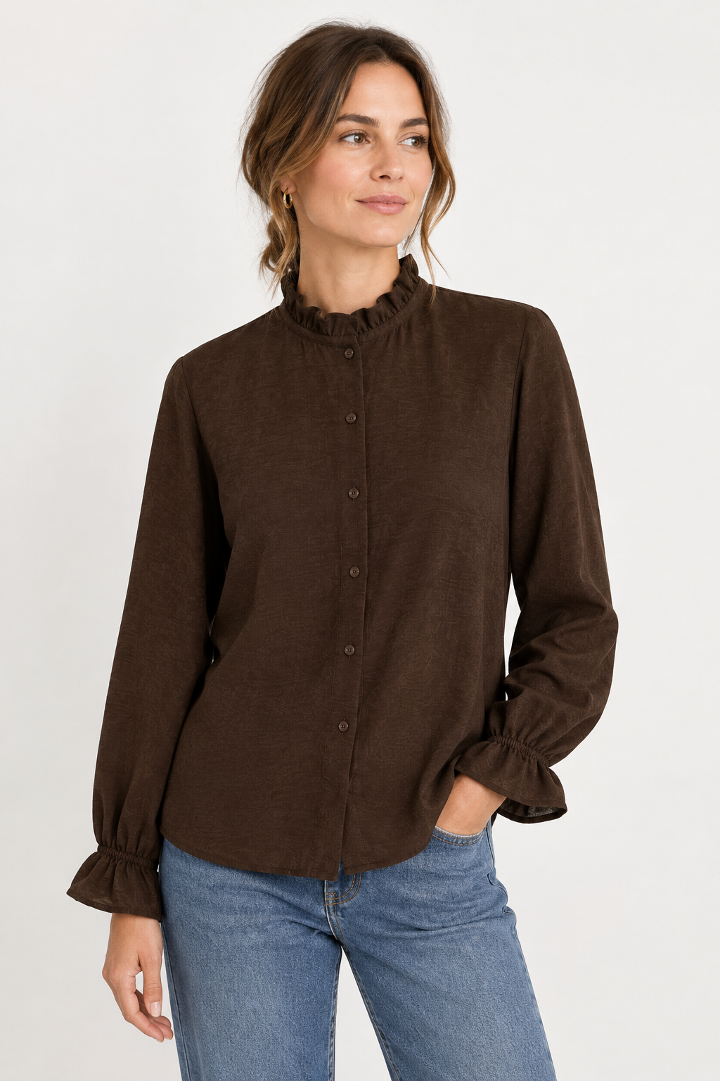Camisa | Esencial Cuello volante