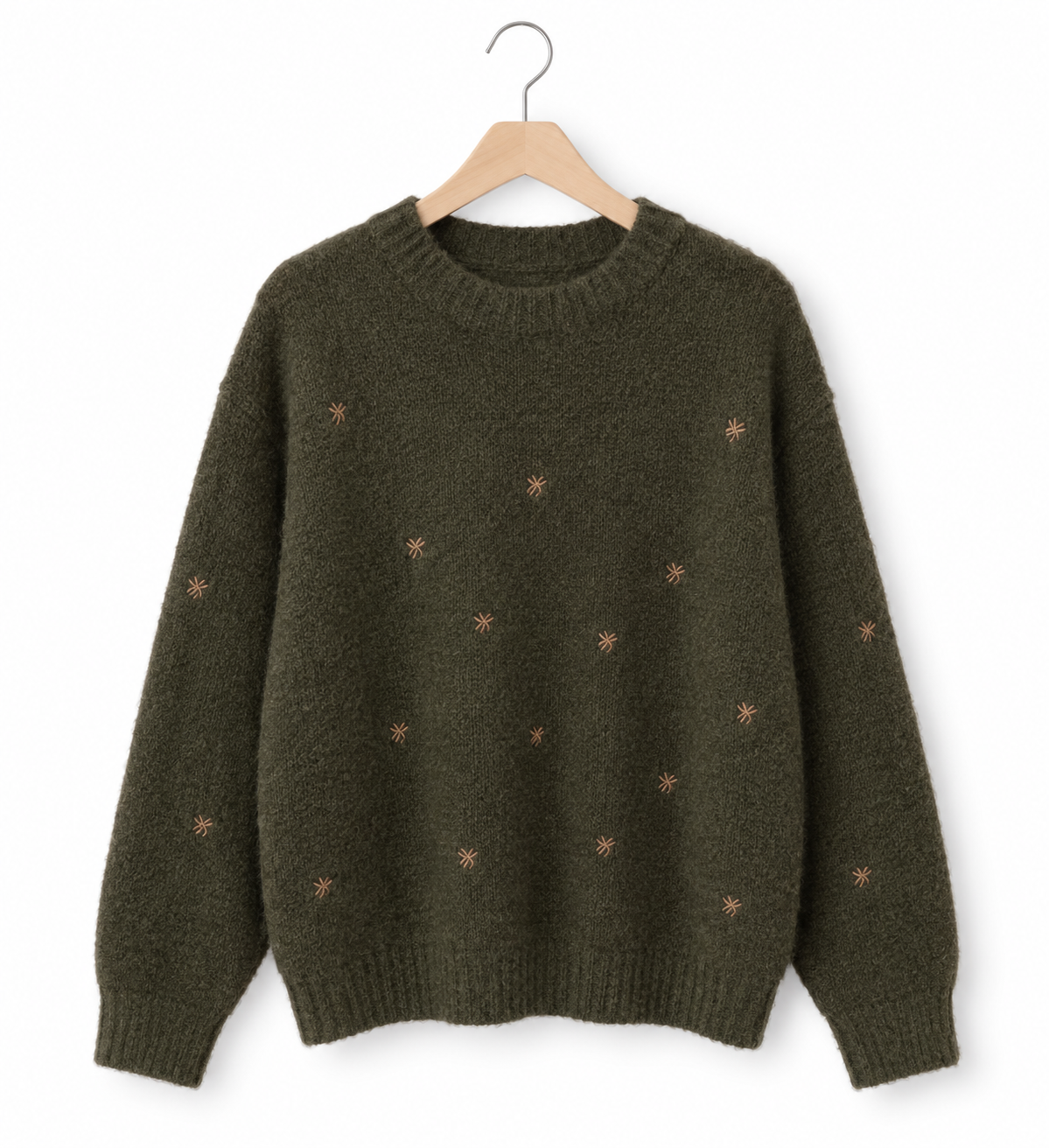 Jersey de Punto | Bordados de Flores