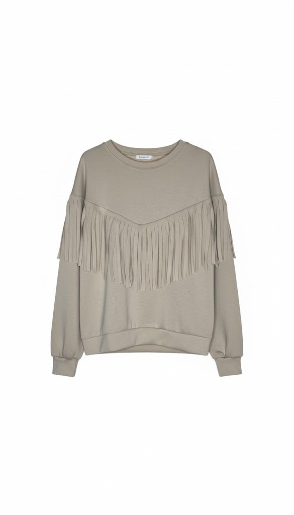 Sudadera Flecos
