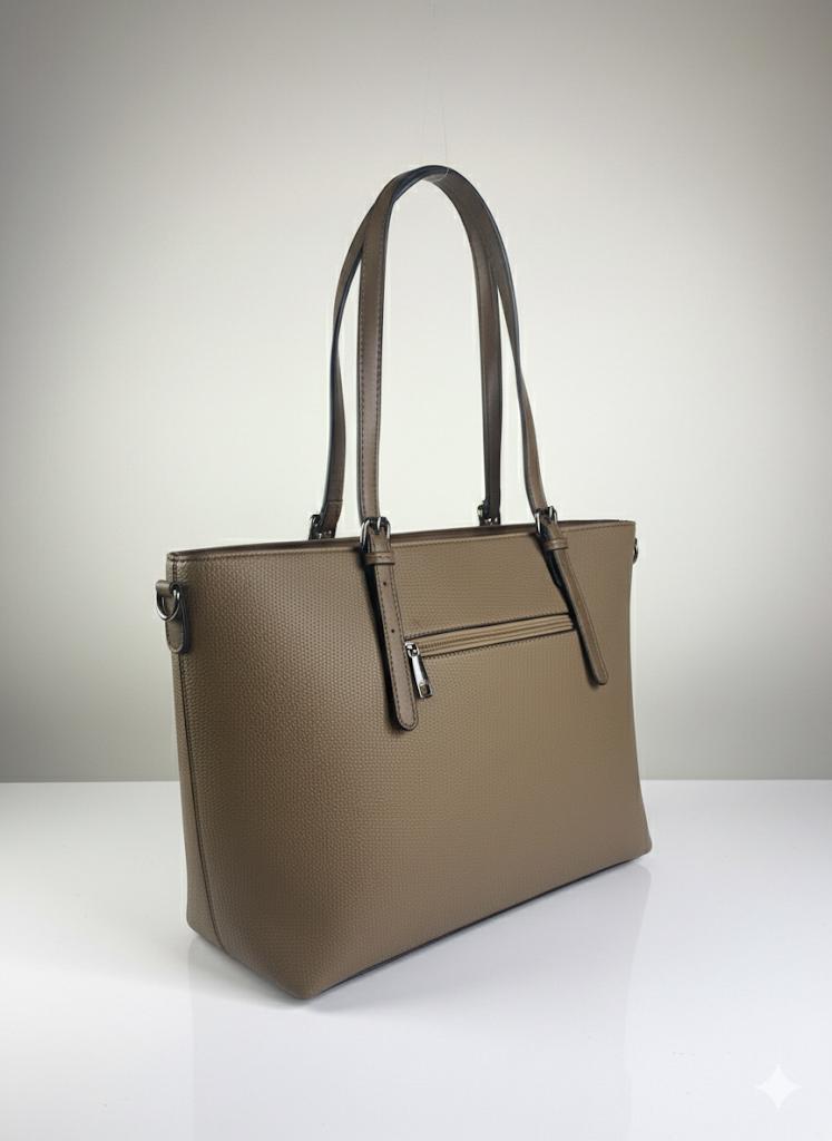 bolso tote efecto acolchado