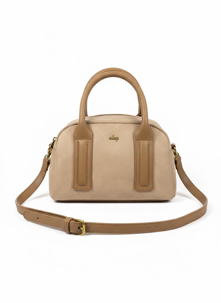 Mini Bolso Bowling de Antelina y Polipiel