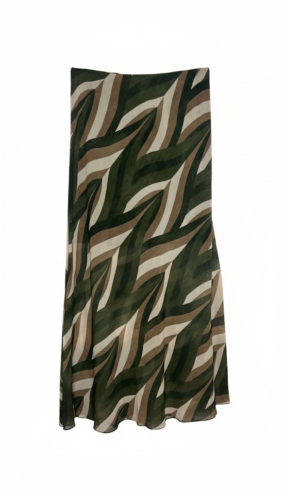 Falda Larga Geométrica