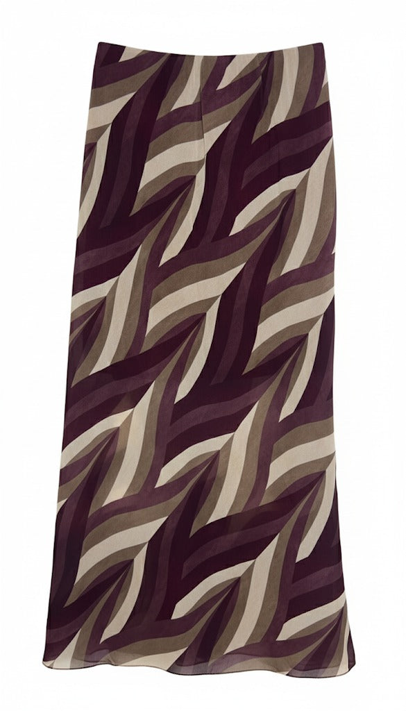 Falda Larga Geométrica