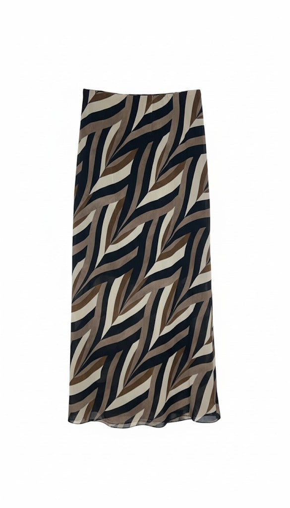 Falda Larga Geométrica