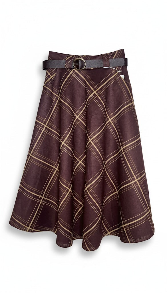 Falda Cuadros Otoño