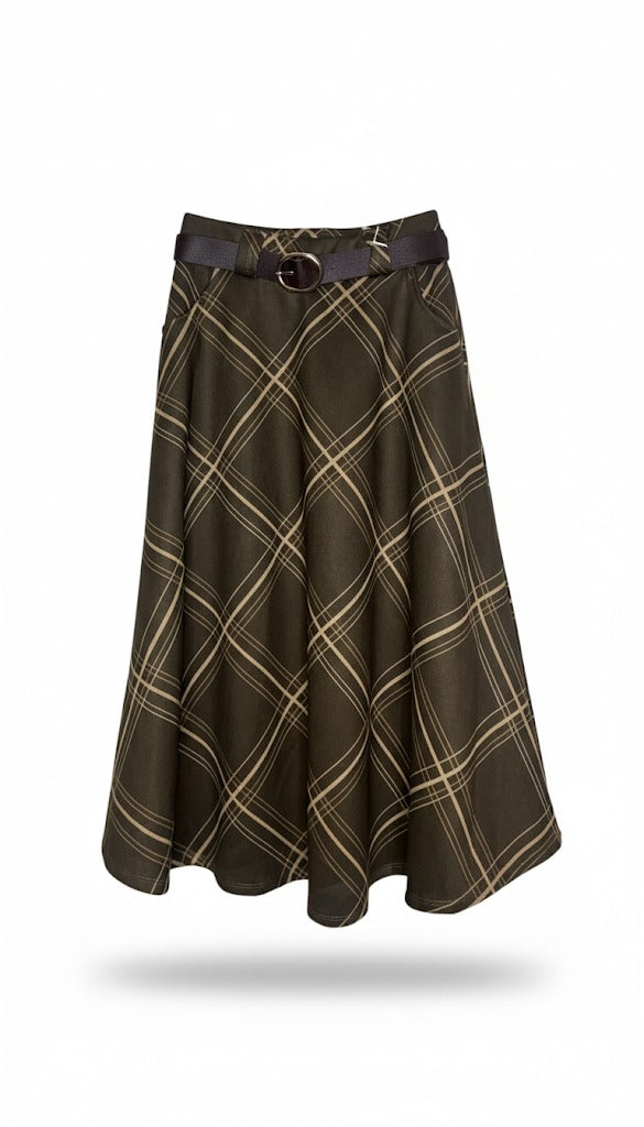 Falda Cuadros Otoño