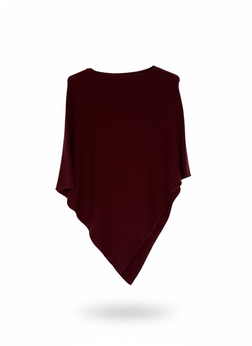 Poncho Básico Suave de Punto