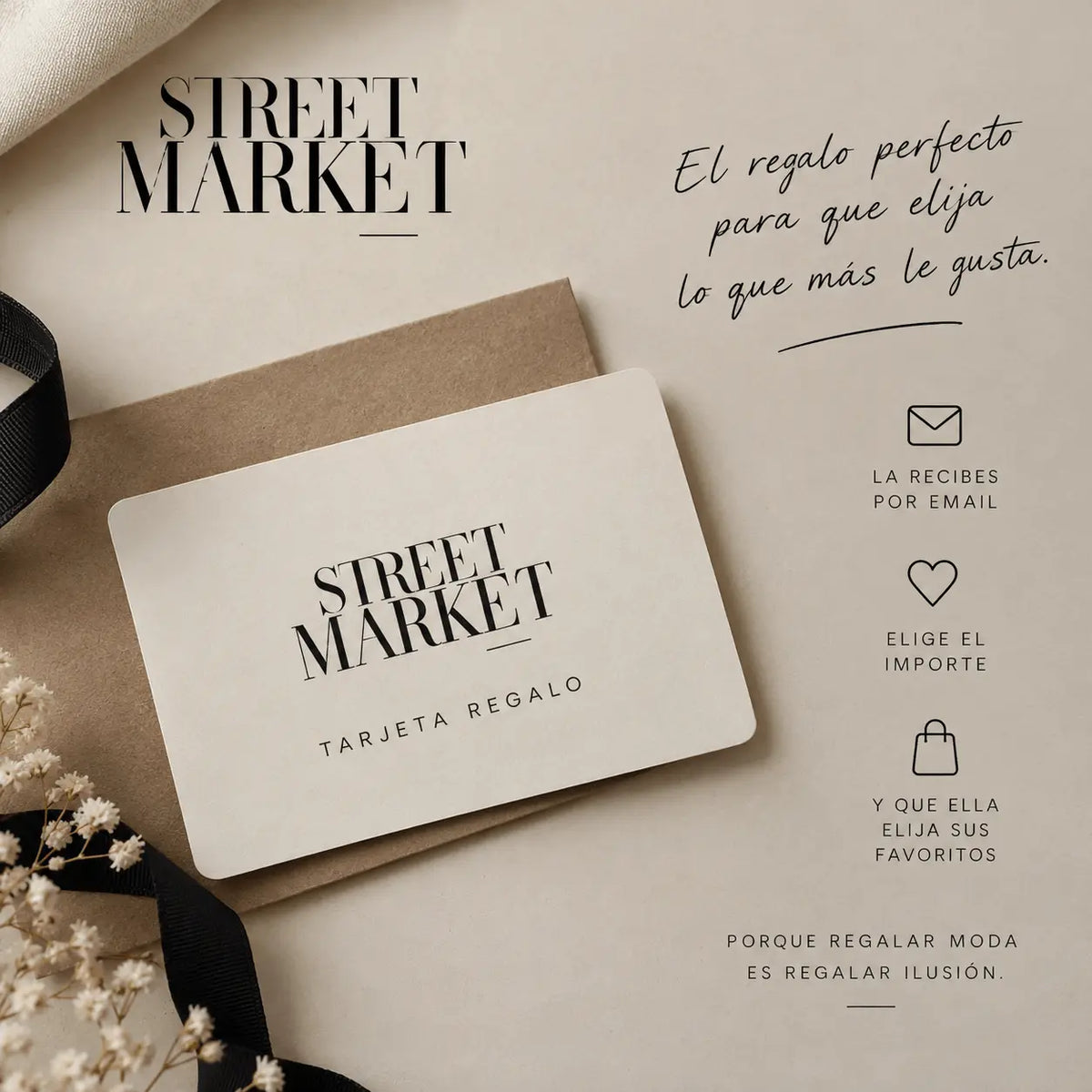 Tarjeta Regalo Street Market 🎁
