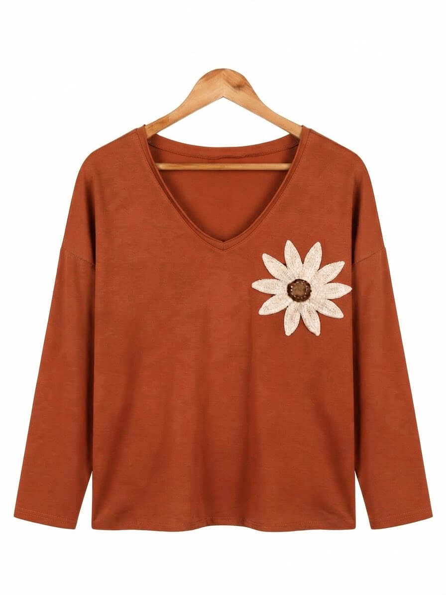 Camiseta Manga Larga | FLOR