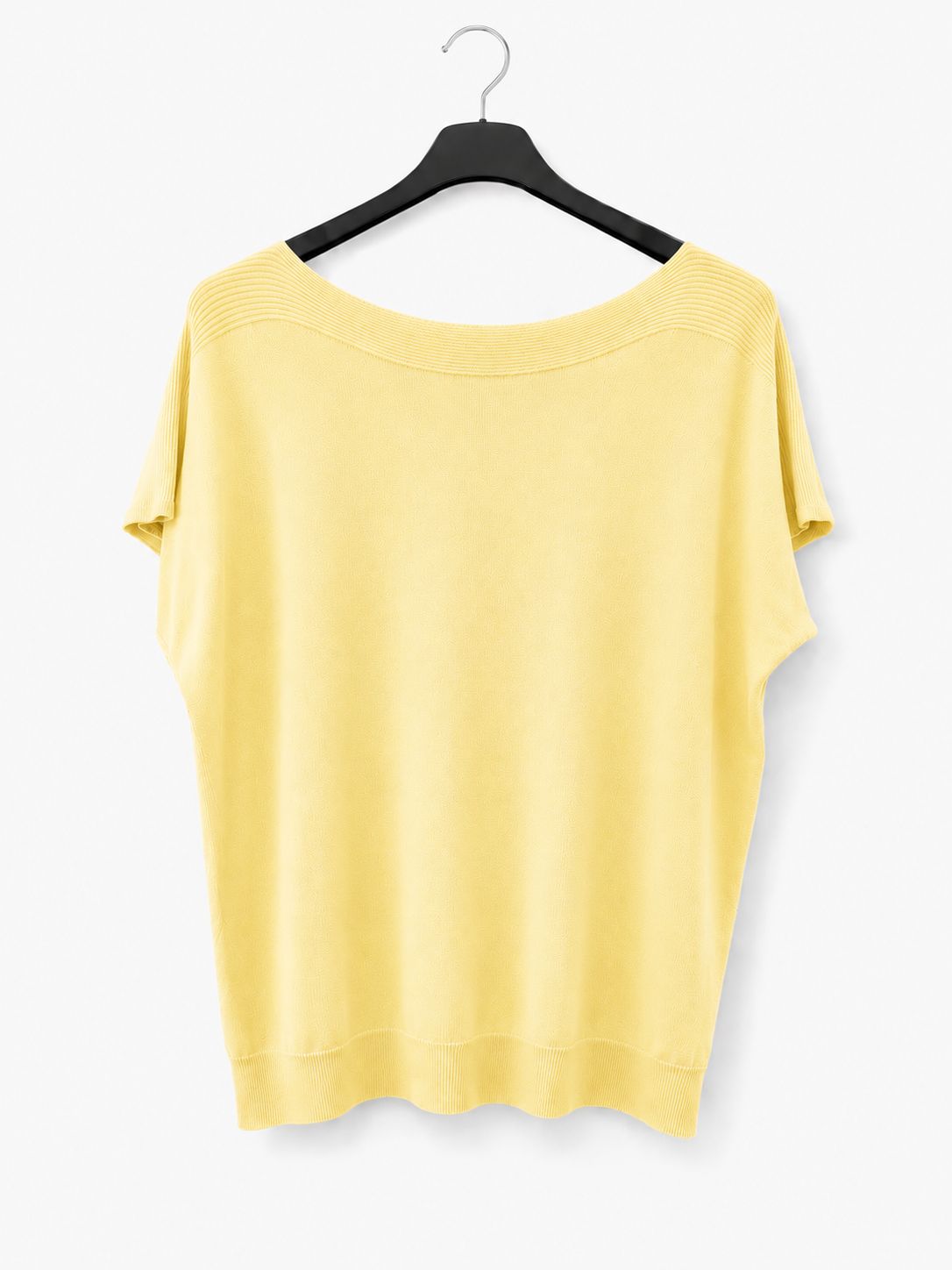 JERSEY PUNTO FINO | CUELLO BARCO