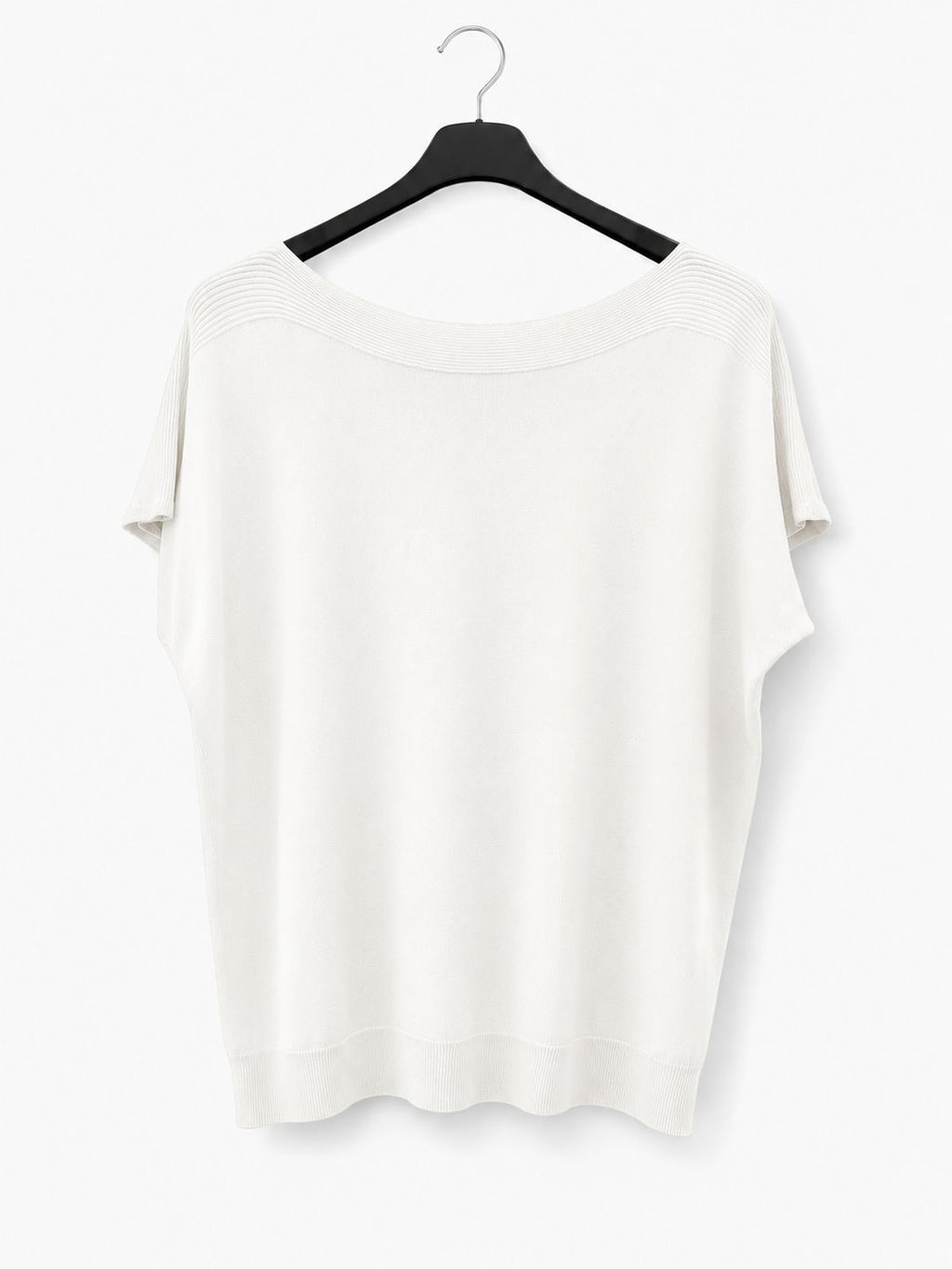 JERSEY PUNTO FINO | CUELLO BARCO