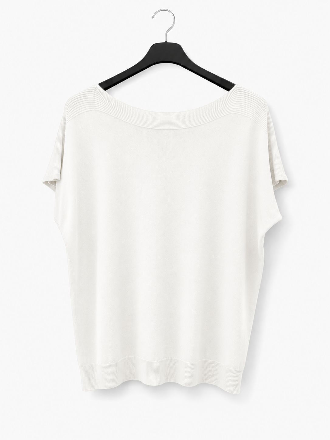 JERSEY PUNTO FINO | CUELLO BARCO