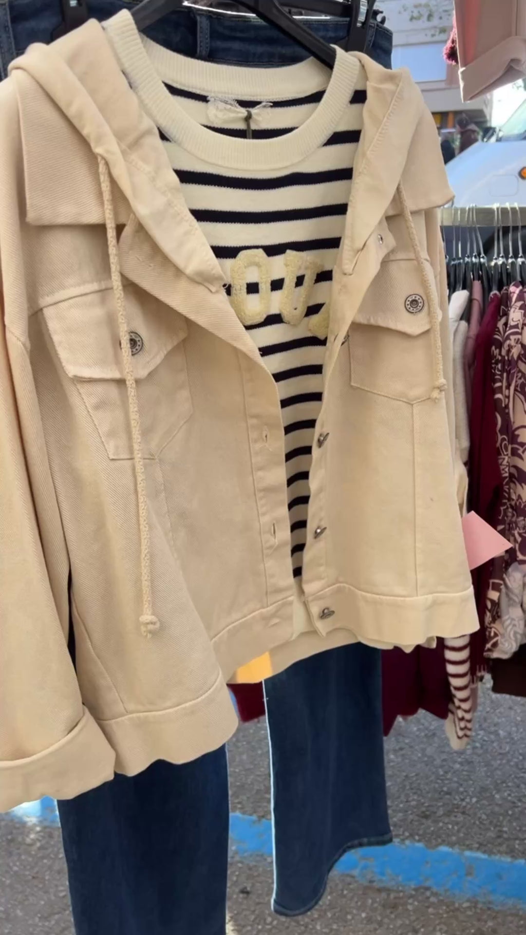 Jersey de Punto Rayas "Amour"