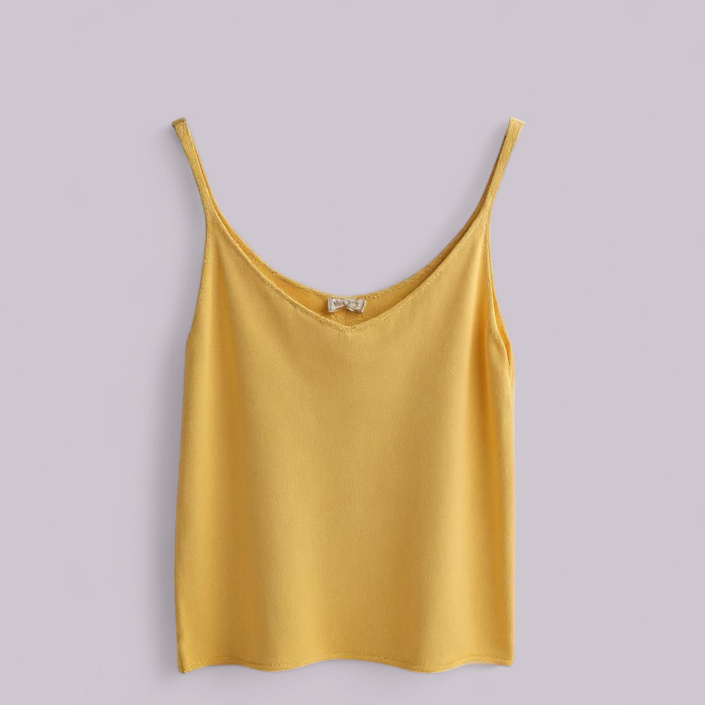 Camiseta de Tirantes Finos de Punto