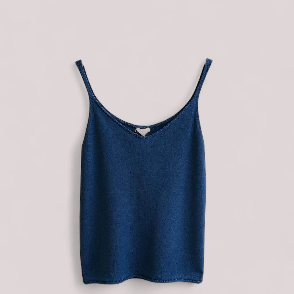 Camiseta de Tirantes Finos de Punto