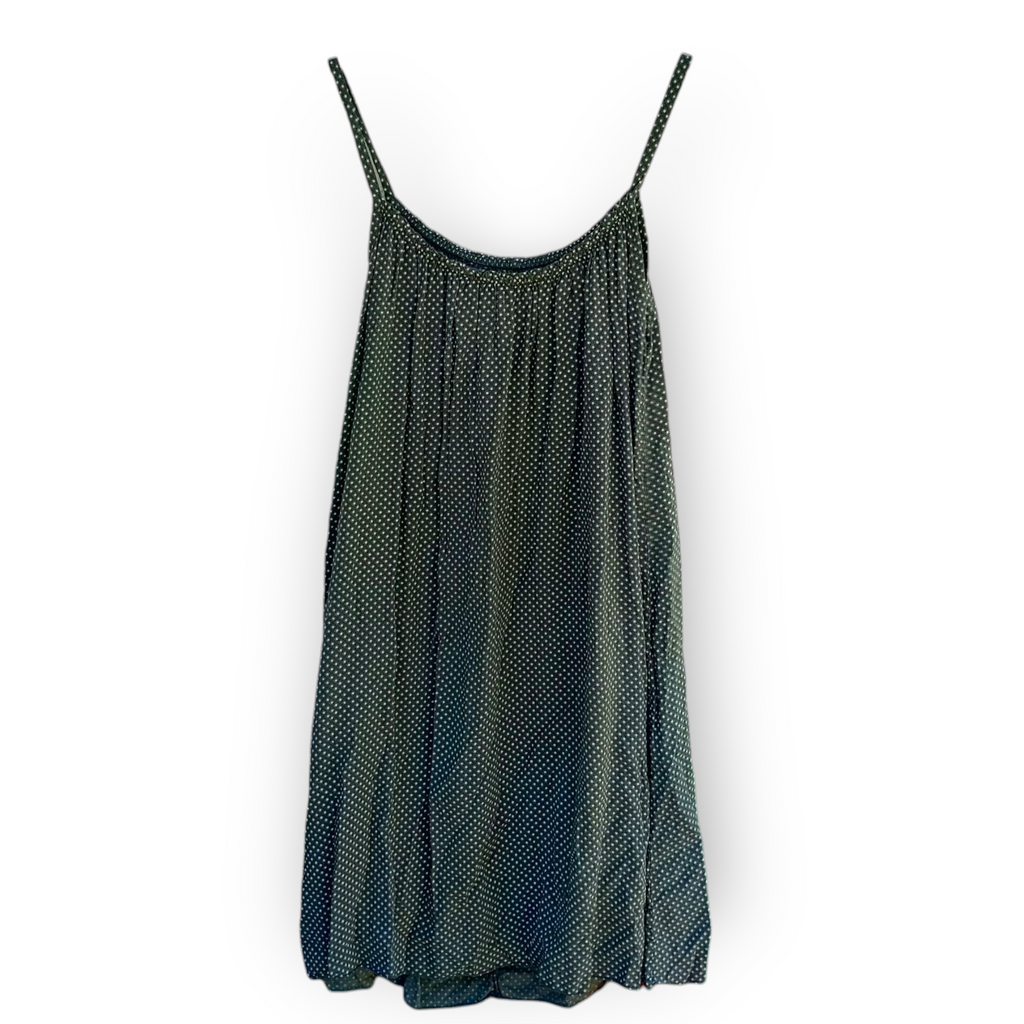Vestido Corto de Tirantes Finos con Estampado pequeño.
