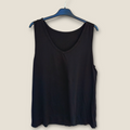 Camiseta de Tirante Ancho Básica con Cuello de Pico