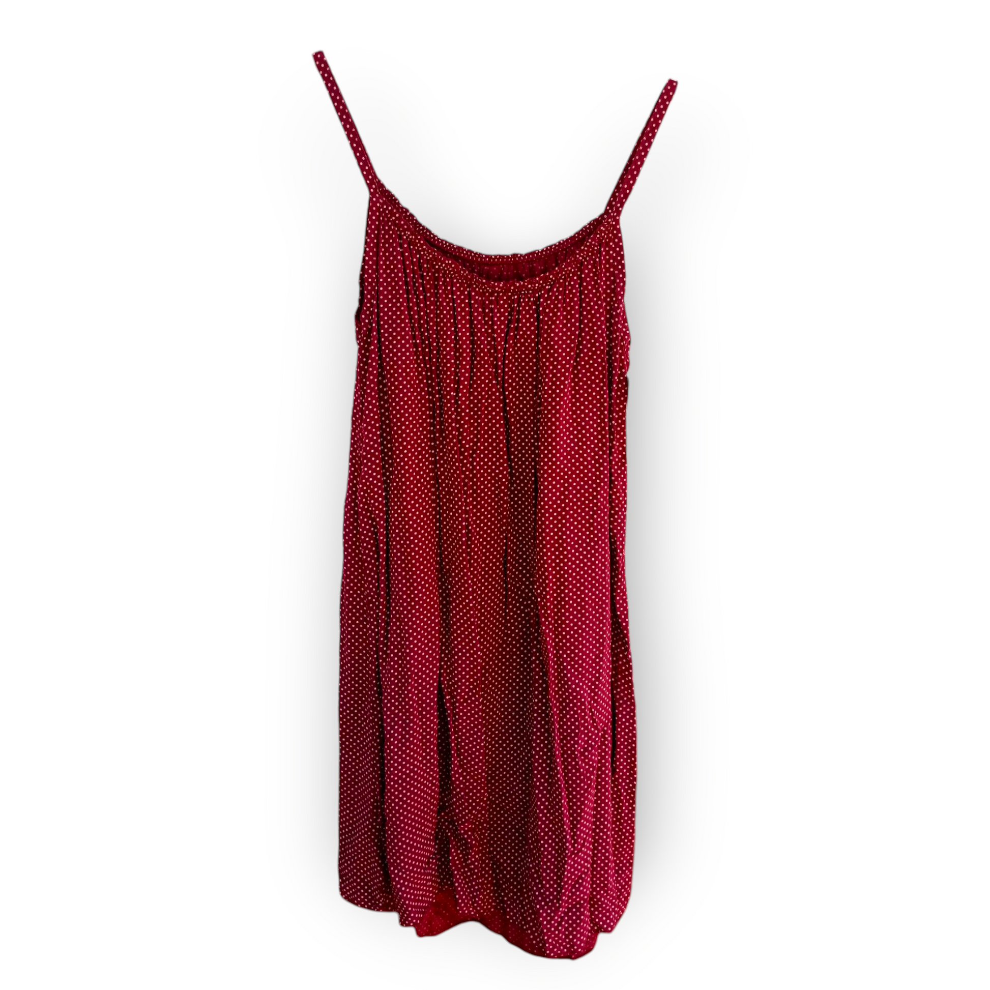 Vestido Corto de Tirantes Finos con Estampado pequeño.