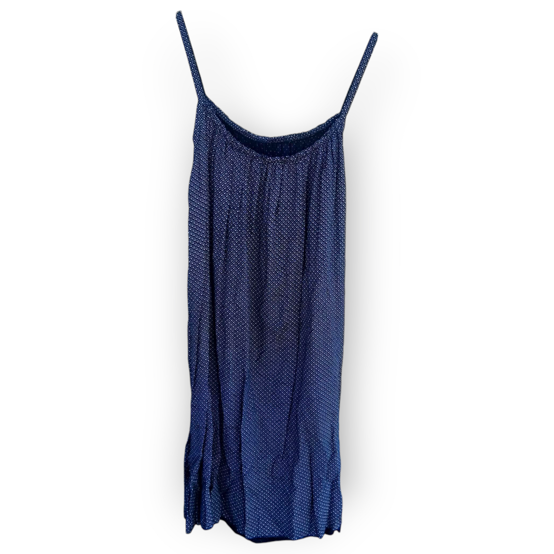 Vestido Corto de Tirantes Finos con Estampado pequeño.