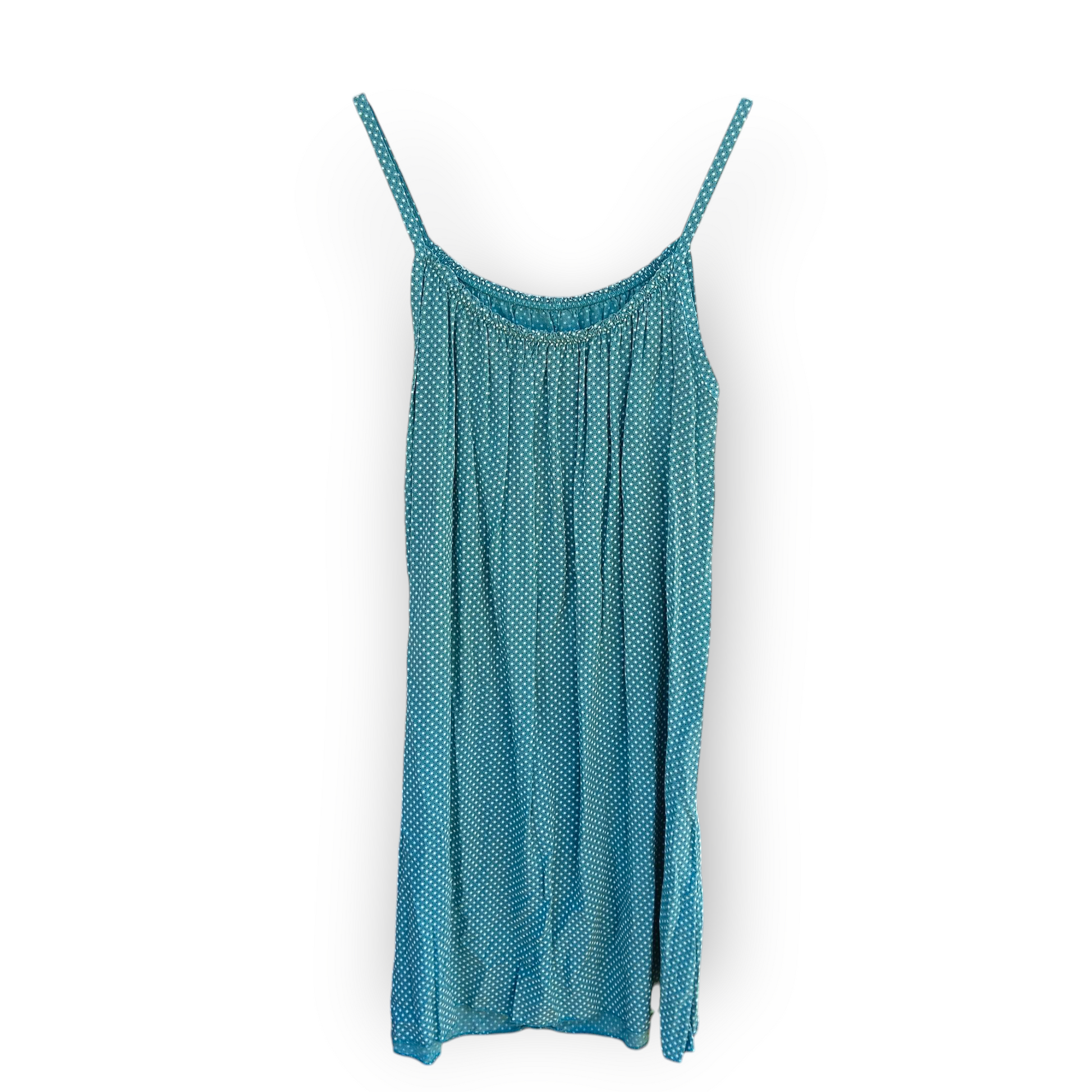 Vestido Corto de Tirantes Finos con Estampado pequeño.