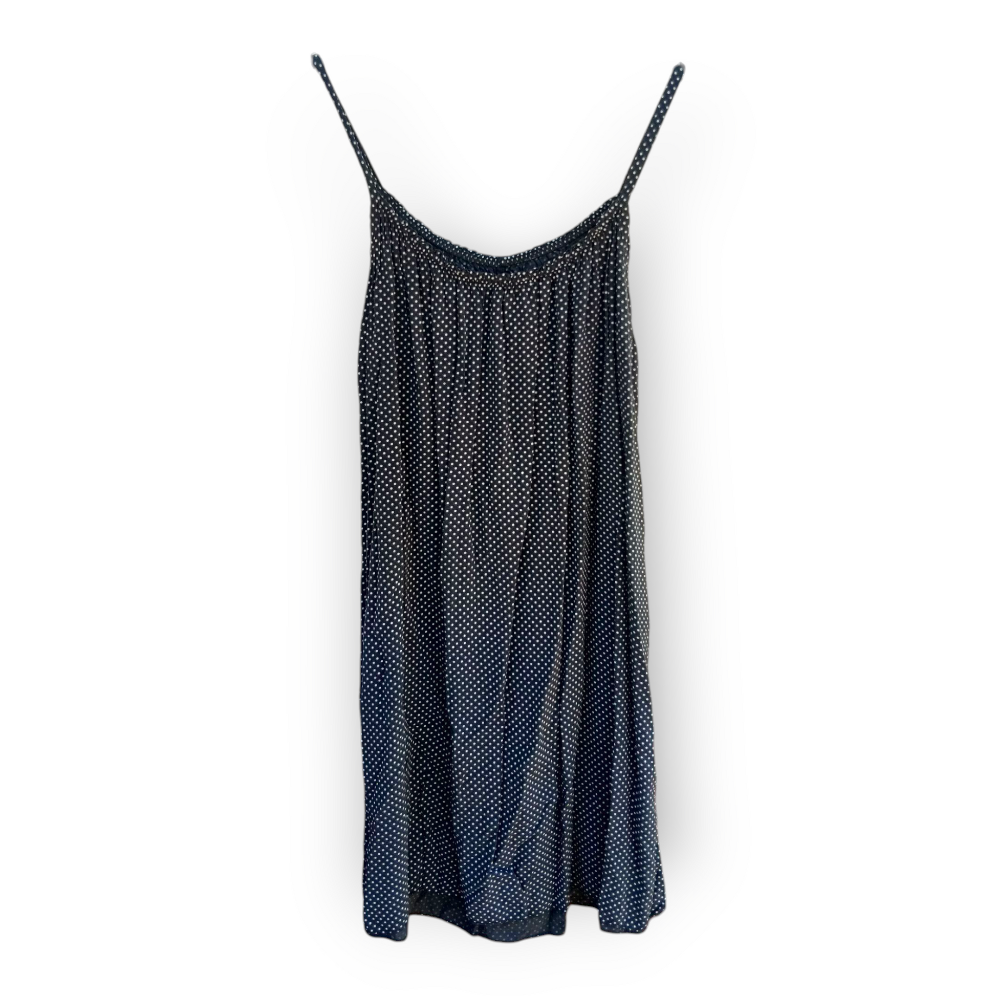 Vestido Corto de Tirantes Finos con Estampado pequeño.