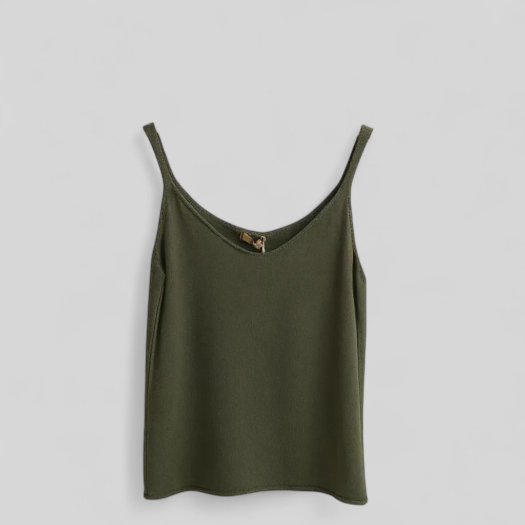 Camiseta de Tirantes Finos de Punto
