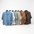 Camisa Oversize Algodón Efecto Lino