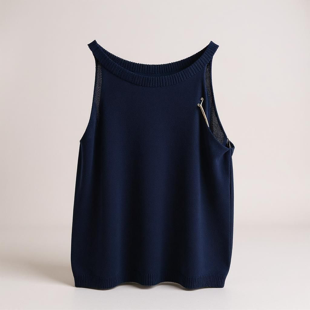 Top de Punto con Cuello Halter