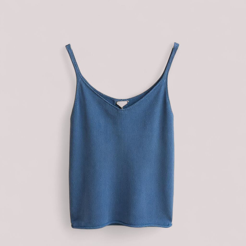 Camiseta de Tirantes Finos de Punto