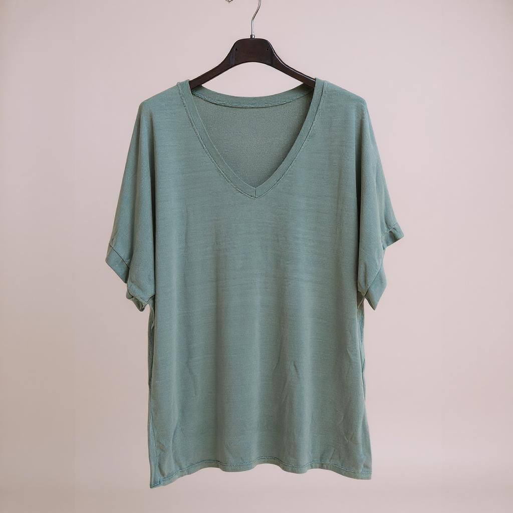 Camiseta básica manga corta talla grande