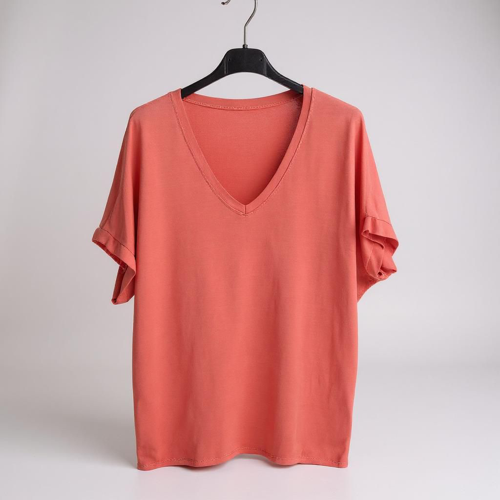 Camiseta básica manga corta talla grande