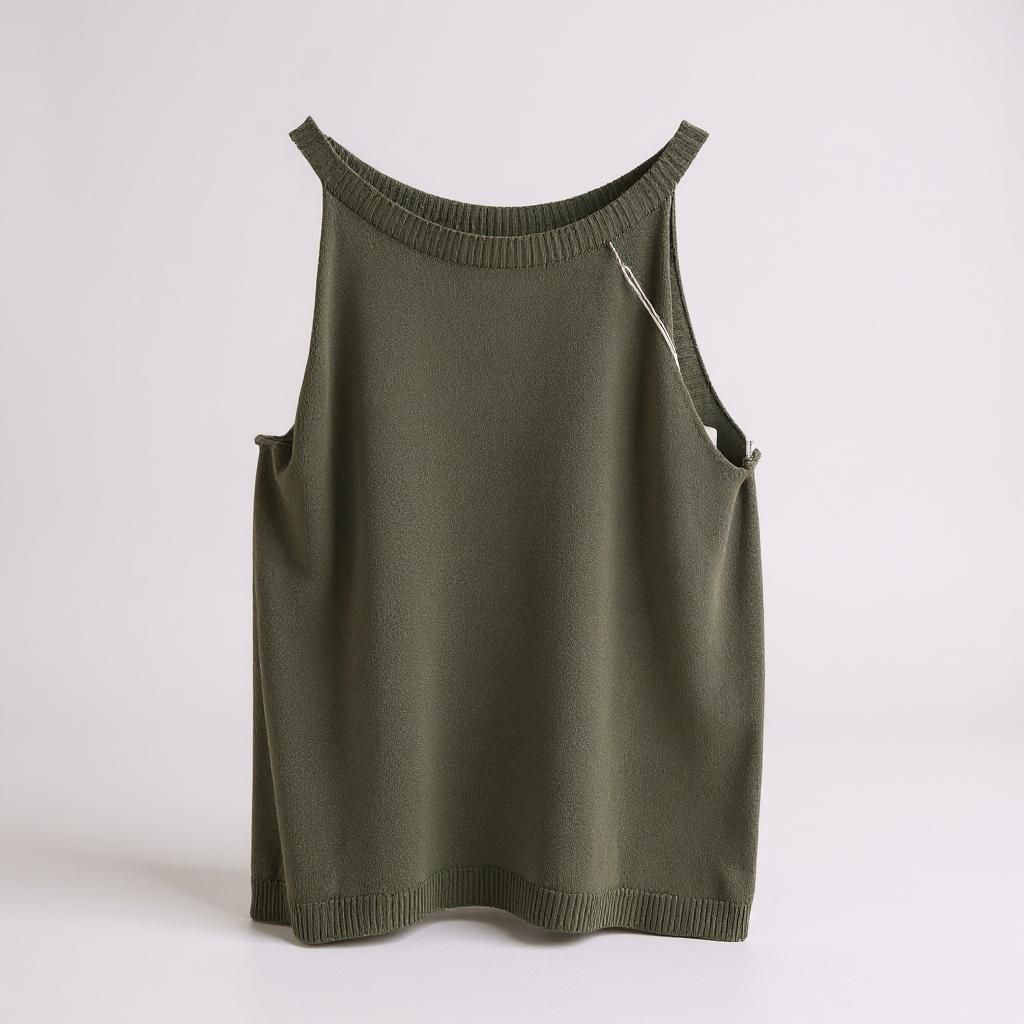 Top de Punto con Cuello Halter
